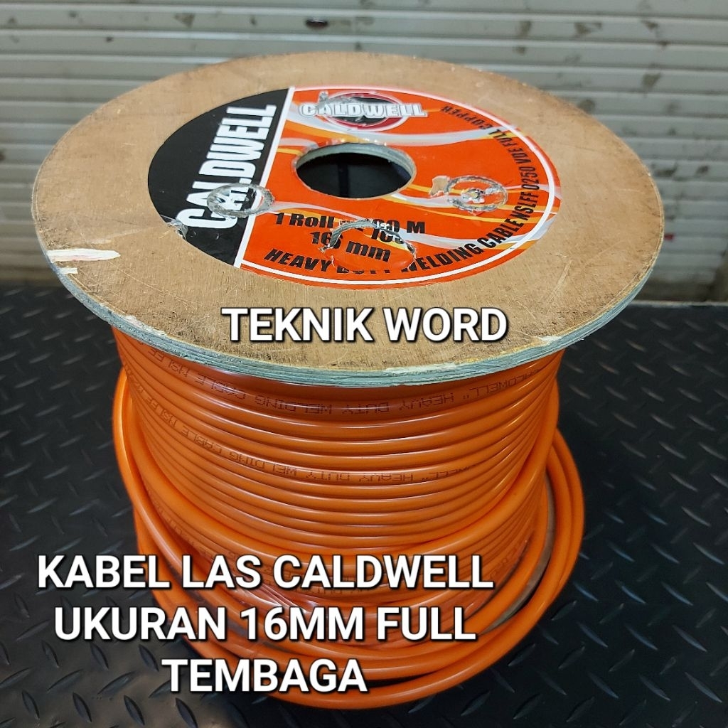 KABEL LAS CALDWELL FULL TEMBAGA 16MM ORANGE / KABEL LAS 16MM FULL TEMBAGA CALDWELL