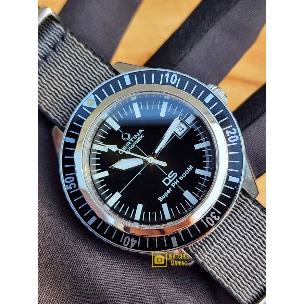 Jam Tangan Sporty Original Certina DS Super PH500M Diver Aluminium Bezel Automatic Swiss Made