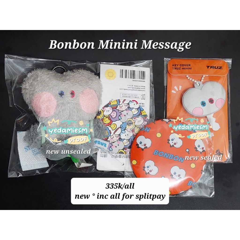 [READY STOCK INA SIAP KIRIM] OFFICIAL TRUZ BONBON BC KR ENSKY LABORATORY JAPAN CHARM KEYRING KIM JUN