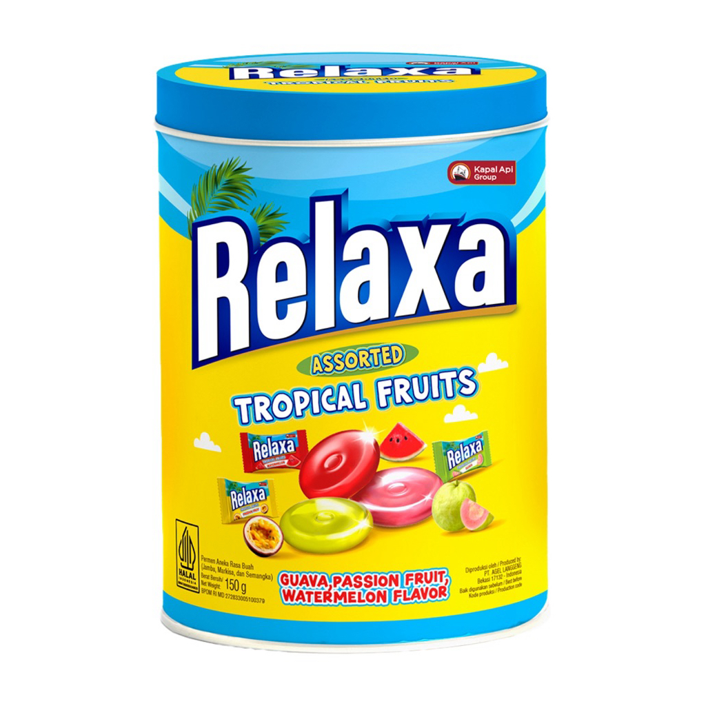 Relaxa Permen Wangi Assorted Tropical Fruit 150 g