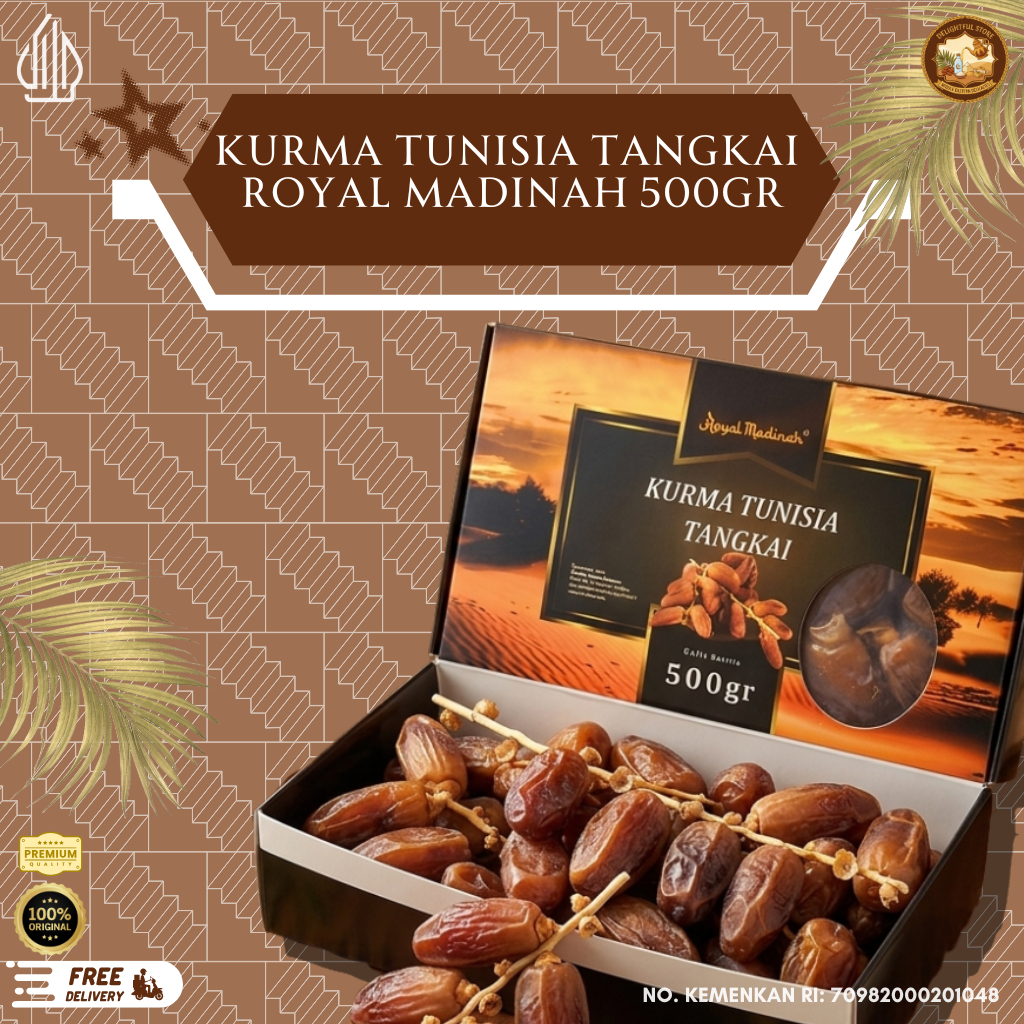Kurma Tunisia Tangkai Royal Madinah