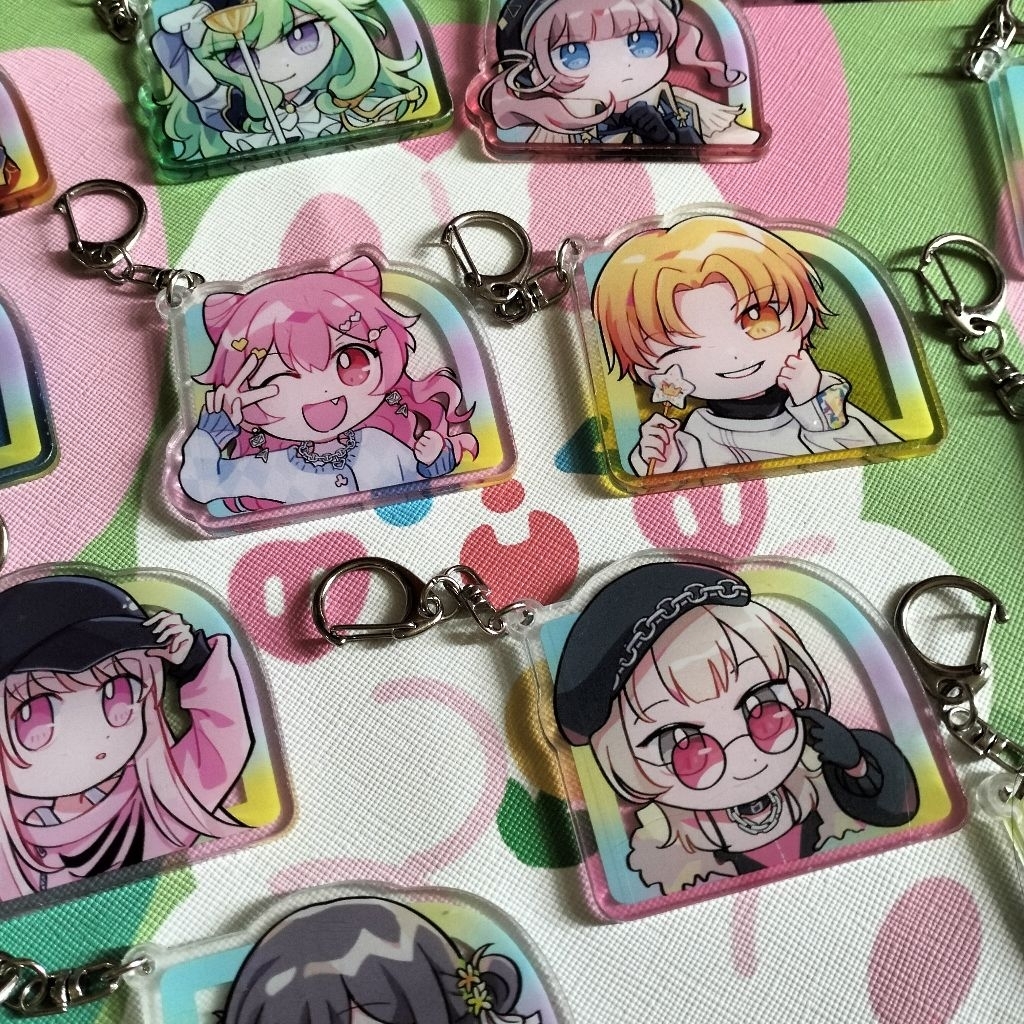 project sekai keychain || proseka fanmerch