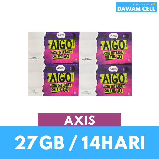 VOUCHER AXIS 27GB 14HARI (NASIONAL 25GB)