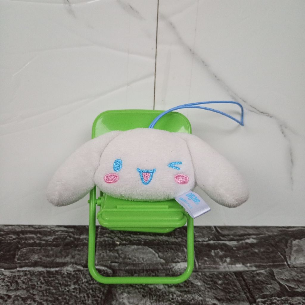 BONEKA KEPALA CINNAMOROLL GANTUNGAN KUNCI / OFFICIAL MERCHANDISE SANRIO CINNAMOROLL EIKOH KEYCHAIN P