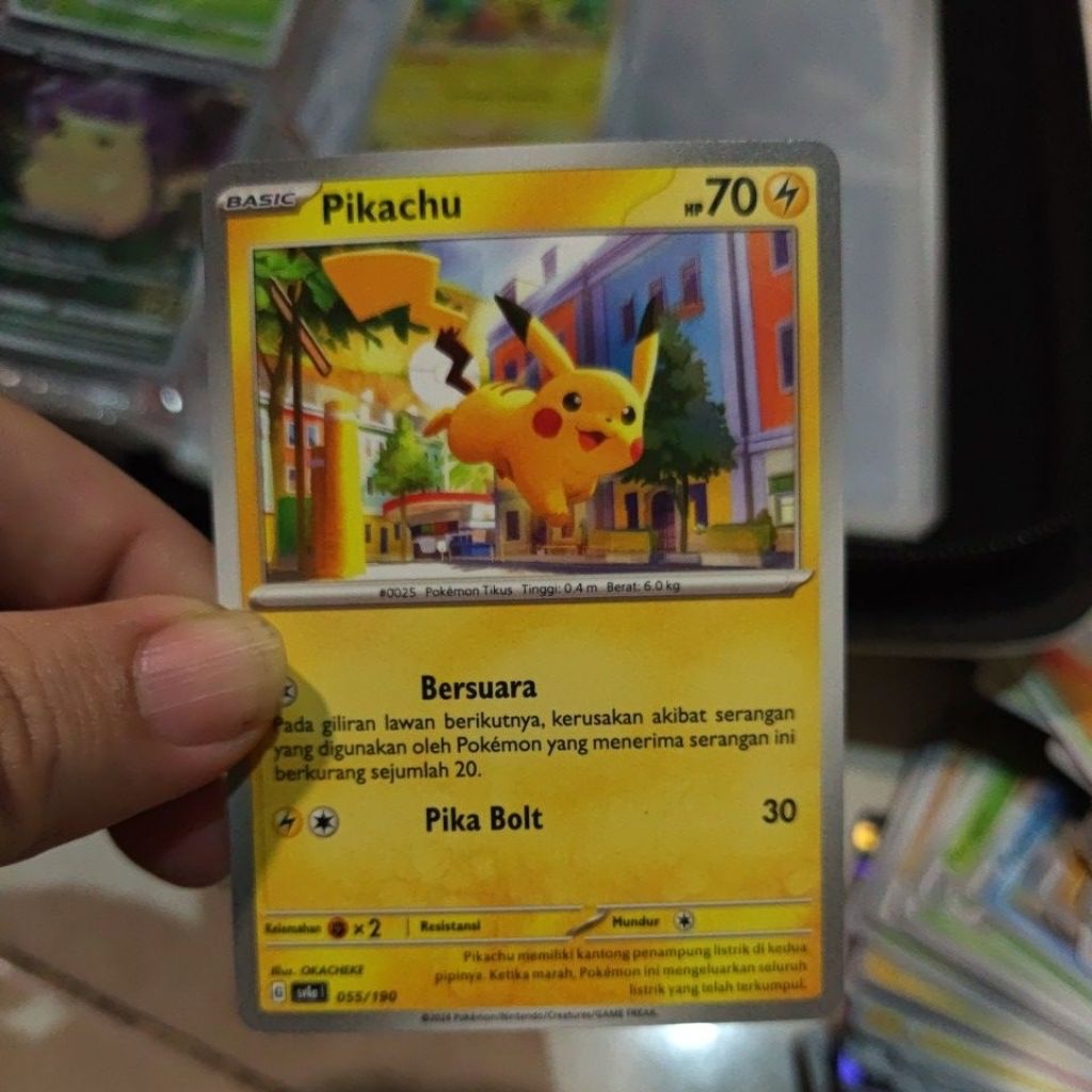 Pikachu pokemon Tcg Indonesia sv4a