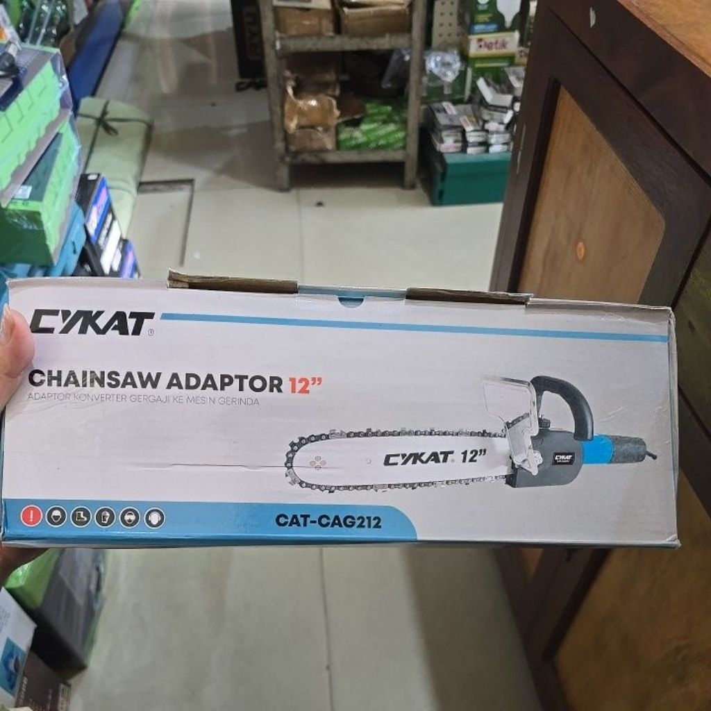 adaptor chainsaw gerinda/ adaptor chainsaw ke gerinda 12 inc / bracket chaimsaw