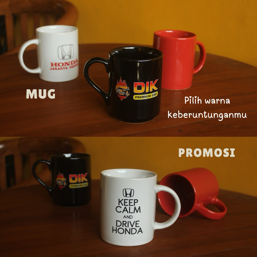 HAMPERS Mug custome sablon design sketch foto KADO UNIK WISUDA ULTAH WEDDING ANNIV