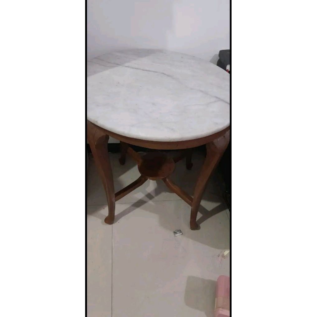 meja marmer jaman belanda asli