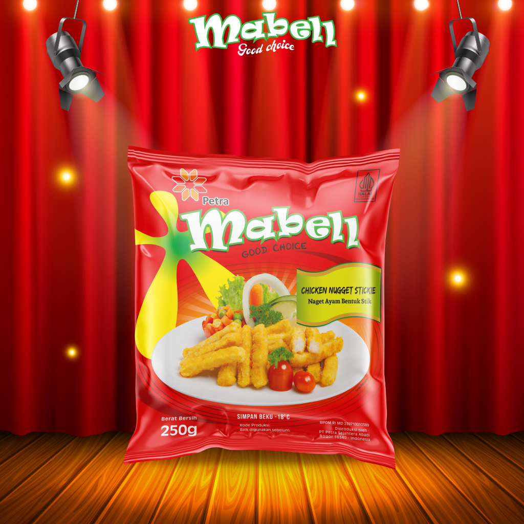 Mabell Nugget Ayam Stick 250 Gram Promo