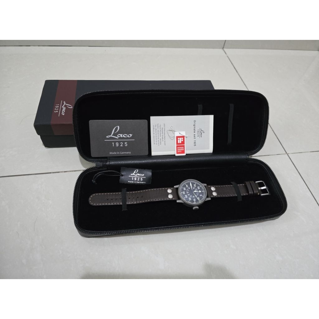 Jam tangan automatic swiss military militer pilot Laco Paderborn