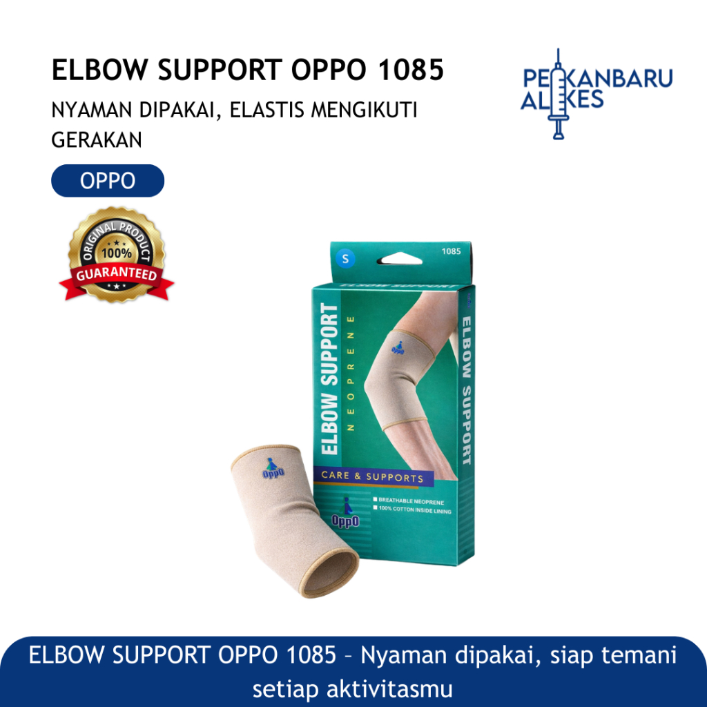 Elbow Support Oppo 1085 Deker Siku Elastis / Pelindung Siku Korset Siku  / Pekanbaru Alkes