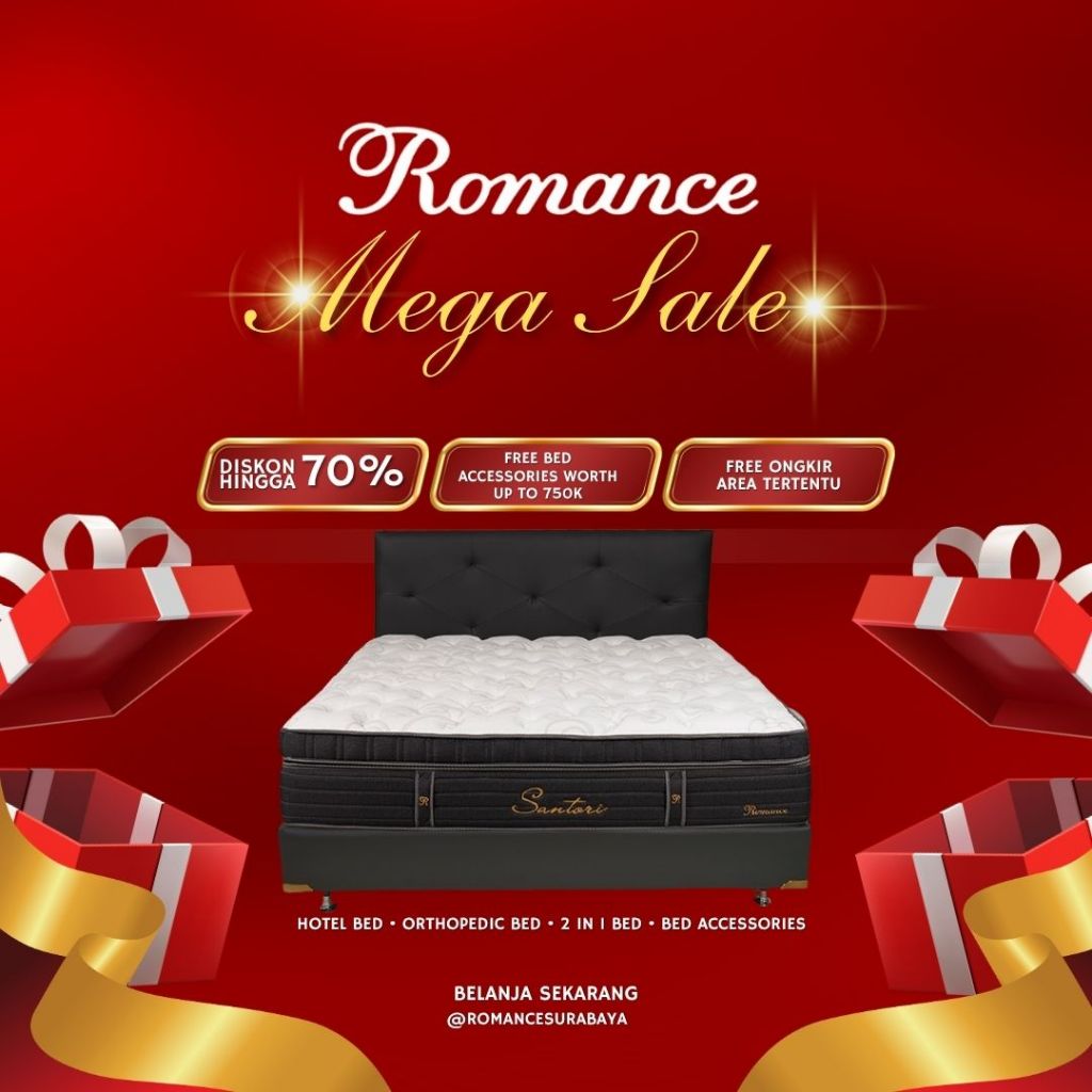 Romance Springbed - Kasur Hotel Latex Santori