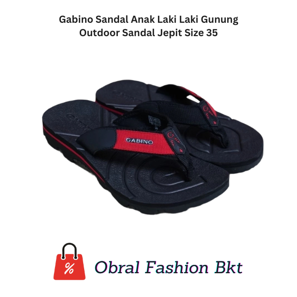 [RARE PRODUCT] Gabino Sandal Anak Laki Laki Gunung Outdoor Sandal Jepit Size 35
