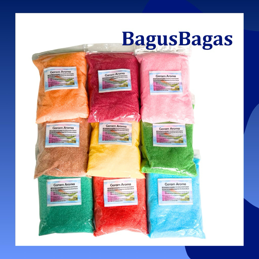 1kg SPA GROSIR Bath Salt Aromatherapy Garam Mandi Aromaterapi Rendam Kaki Refleksi Terapi