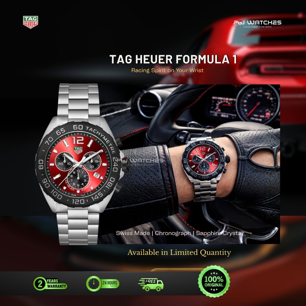 TAG HEUER Formula 1 Chronograph Quartz 43mm Steel - CAZ101AN.BA0842