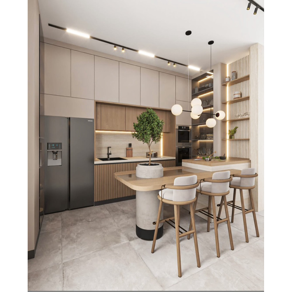 set dapur & mini bar modern