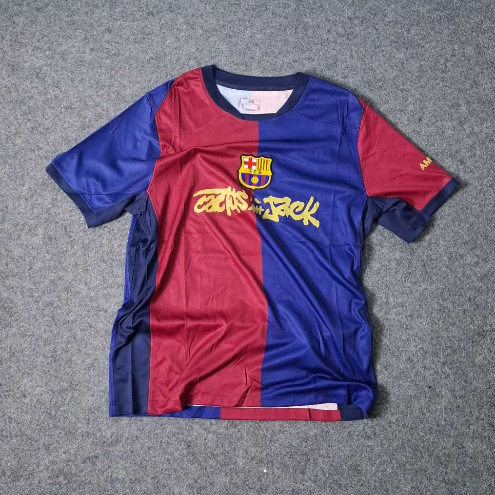 BARCAA HOME TRAVIS SCOOT 2025/2026 JERSEY BAJU BOLA FUTSAL HIGH QUALITY PRIA DEWASA