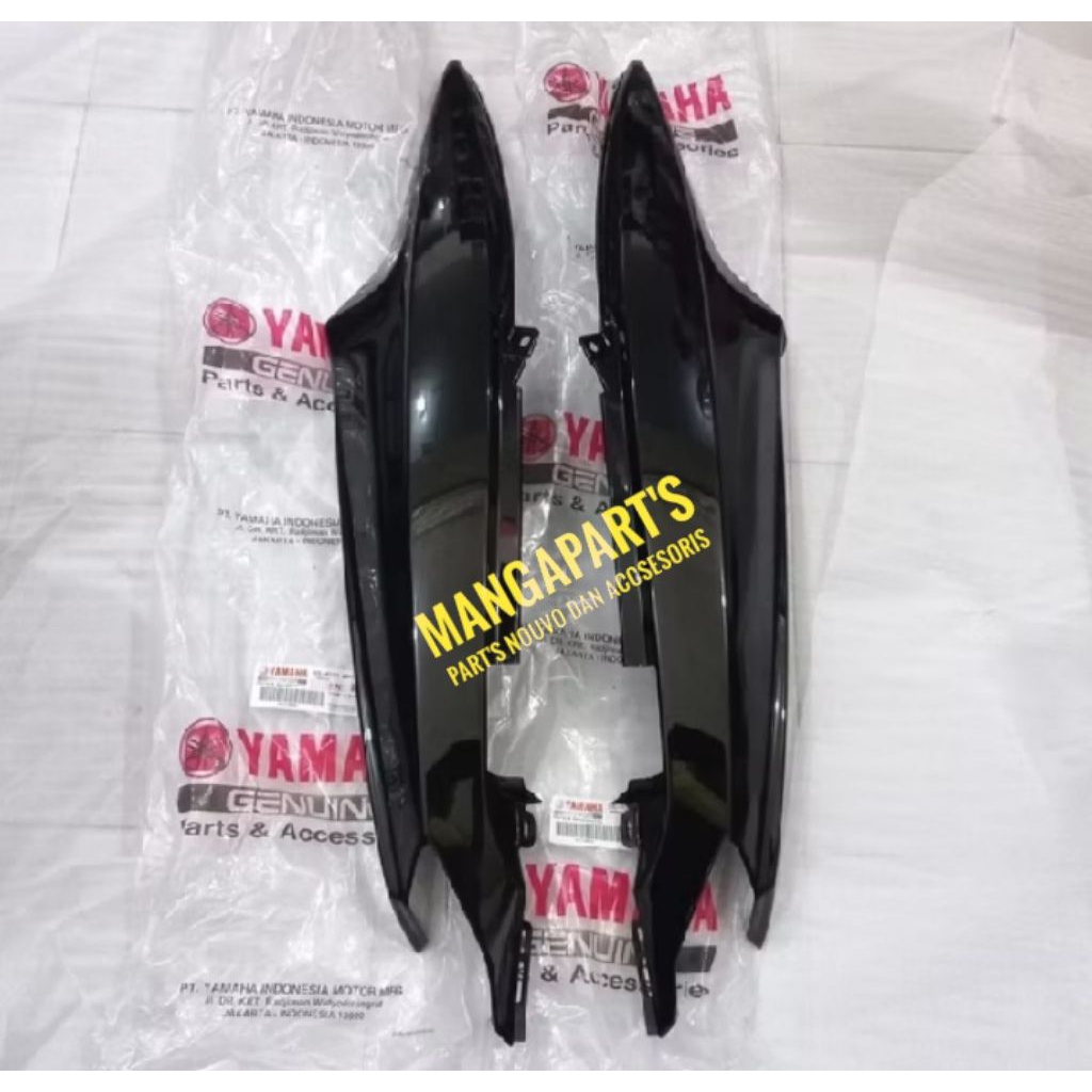 COVER BODY SET MIO SPORTY SMILE BODY KANAN KIRI MIO SPORTY HITAM ORIGINAL YAMAHA COVER BODY MIO