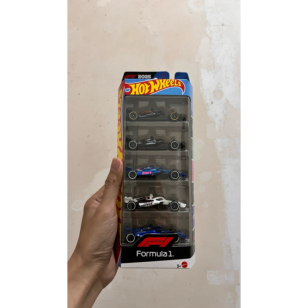 Hot Wheels 5 pack Race Team F1 Formula 1, set of 5