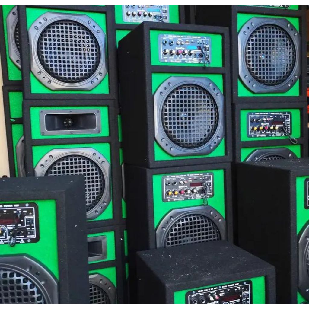speaker aktif 12in siap karaoke tinggal colok listrik