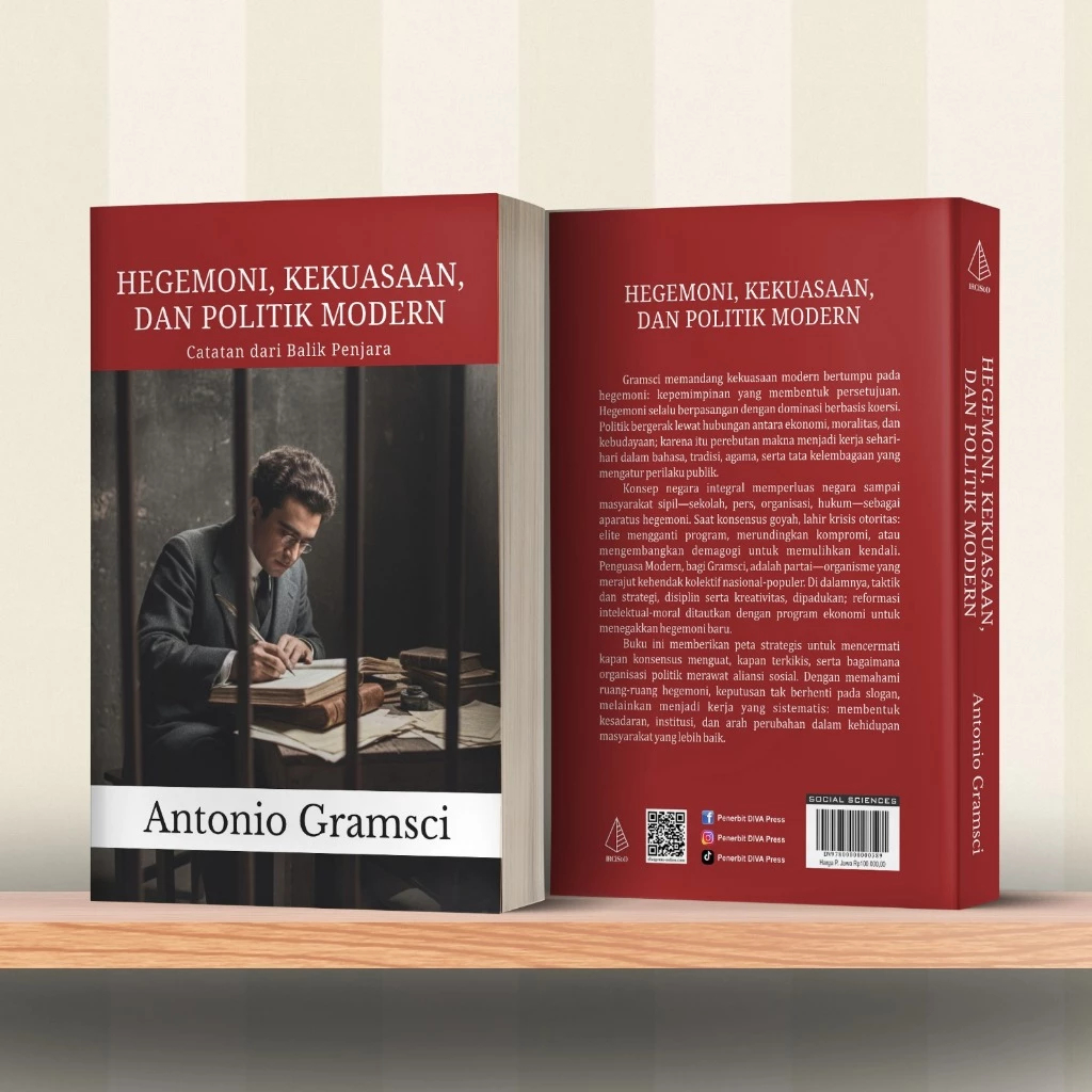 Saffala Original Buku Hegemoni, Kekuasaan, dan Politik Modern: Catatan dari Balik Penjara - Antonio 