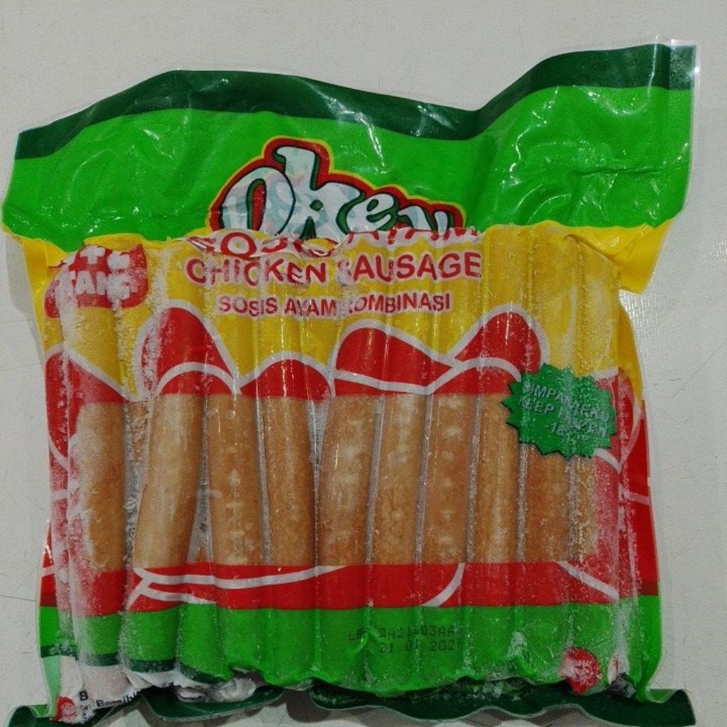 Sosis Ayam Okey 1000gr - Praktis, Higienis, dan Lezat