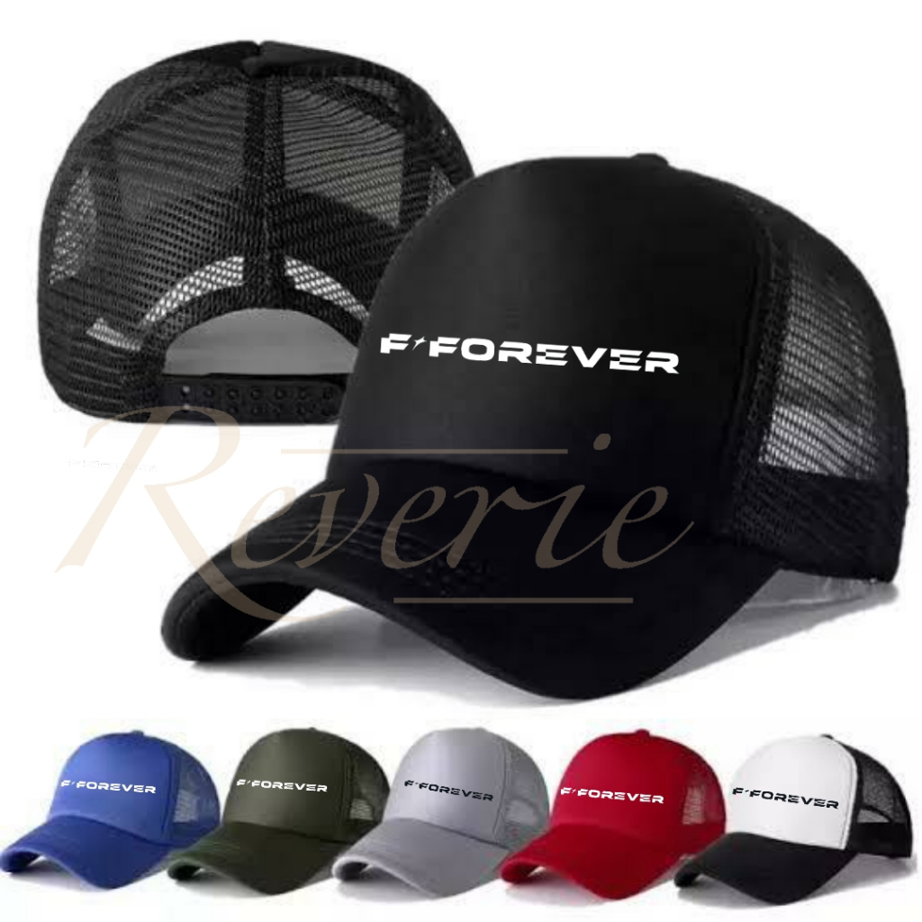TOPI TRUCKER JARING F FOREVER F4 WORLD TOUR 2026 CONCERT MESH CAP