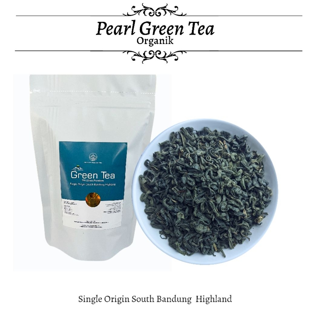 Hanesland Teh Hijau Organik Premium Daun Teh Hijau Asli Kiloan 500gr