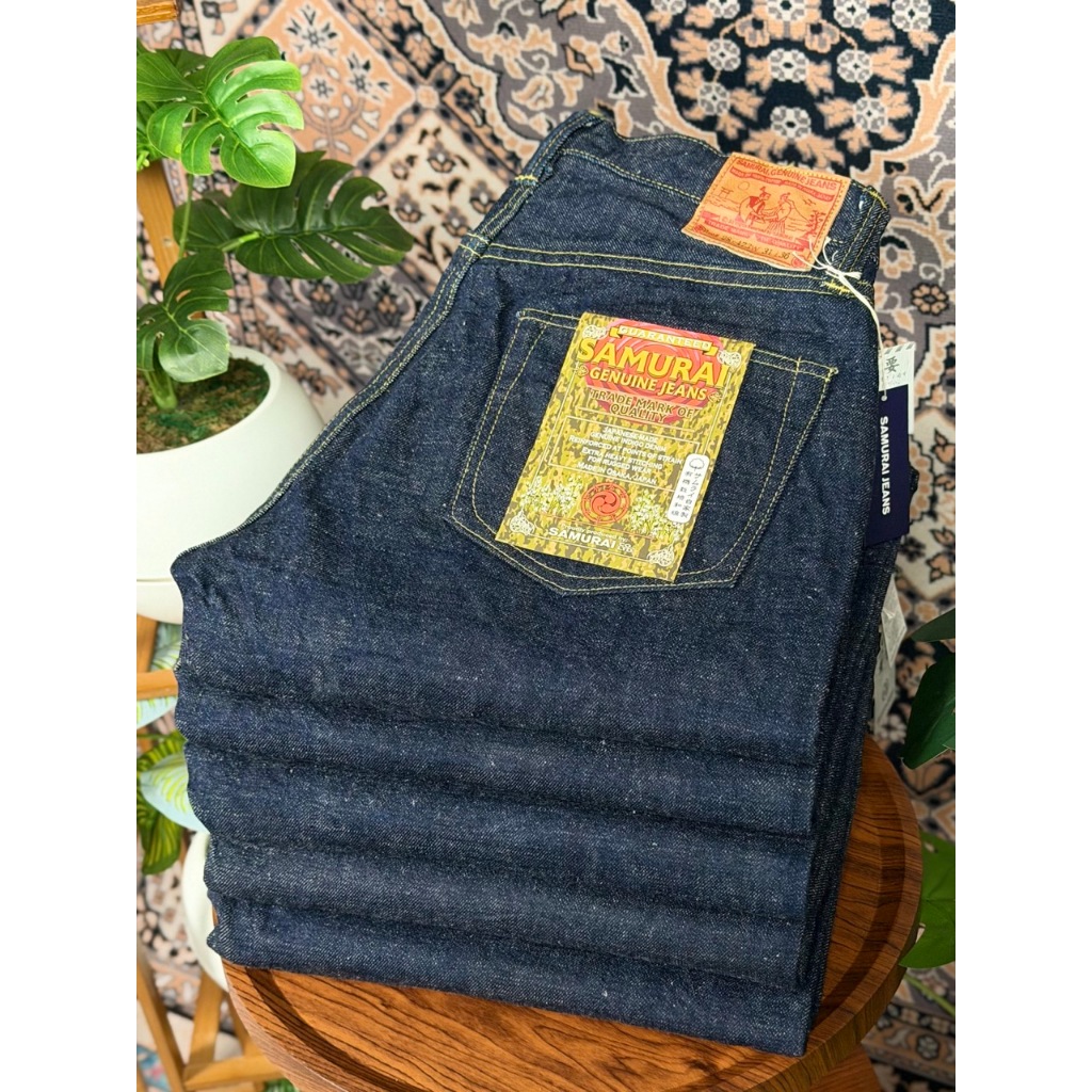 Samurai S2000HXII 15.8oz Samurai Cotton GL3 Selvage Denim - Wide Straight Jeans