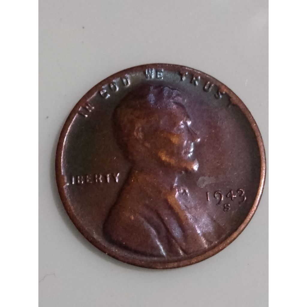 koleksi kecil koin tahun 1943 S