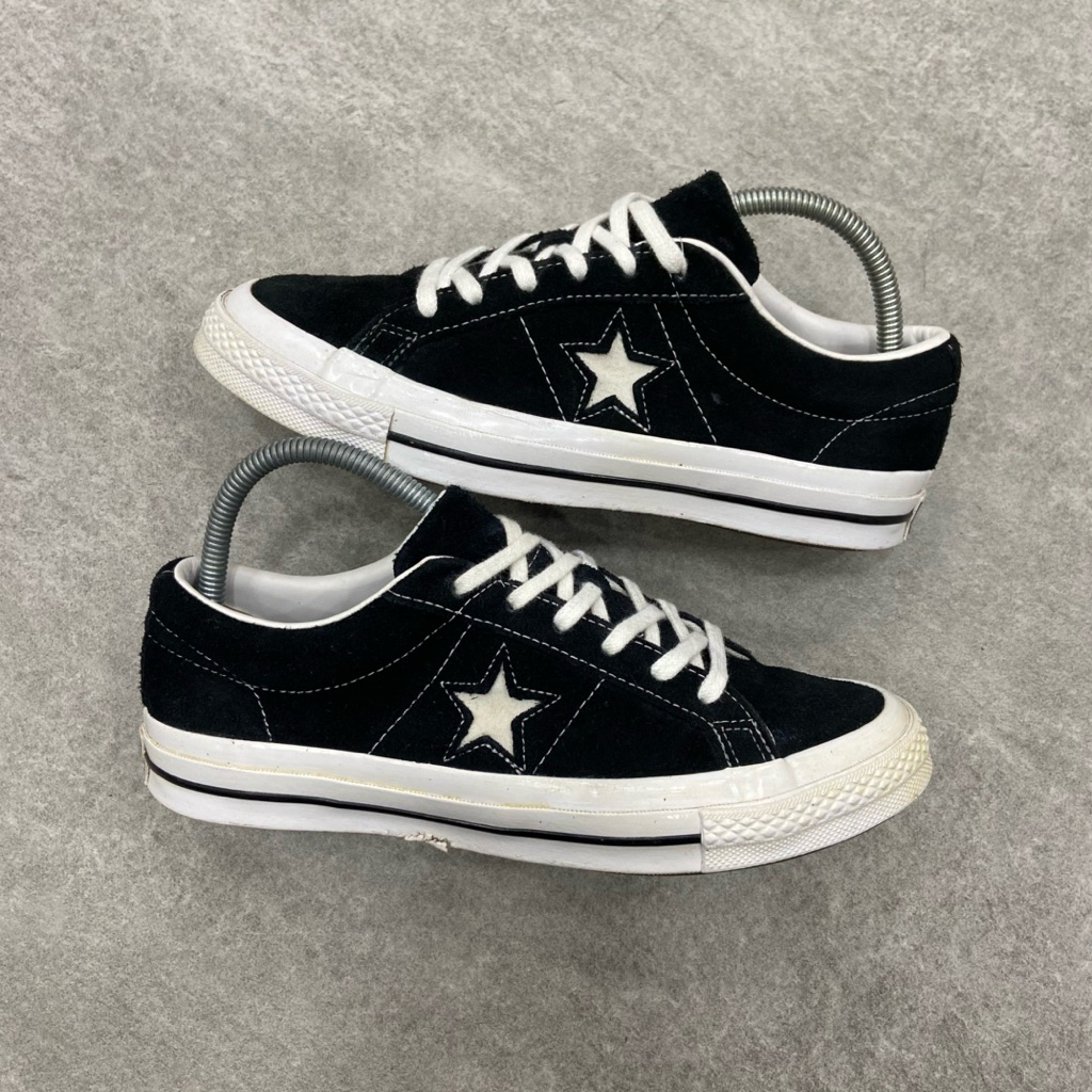 [Size 39] Rare Converse One Star OX Suede Low Black White 2017 Second Original Kondisi Mulus Nominus