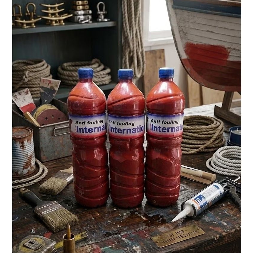 CAt Marine Kapal ASLI ANTI FOULING Merk International  Kemasan 1,5L 1botol
