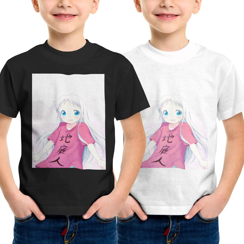 Kaos Meiko Honma Meiko Menma Anohana Tshirt Anak Casual 100% Cotton Untuk Anak Umur 2 s.d 12 Tahun |