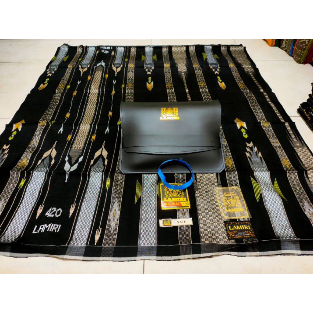 SARUNG LAMIRI SONGKET SGF FULL SUTRA JAHIT TENGAH