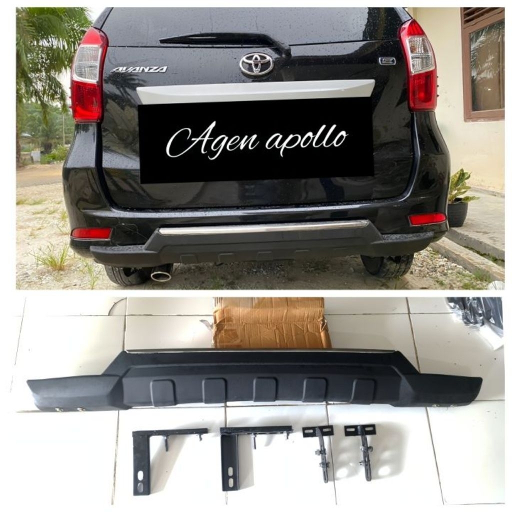 Pengaman Bumper Belakang All New Xenia 2012-2017 Xenia R Sporty 2013 Original Sunrise