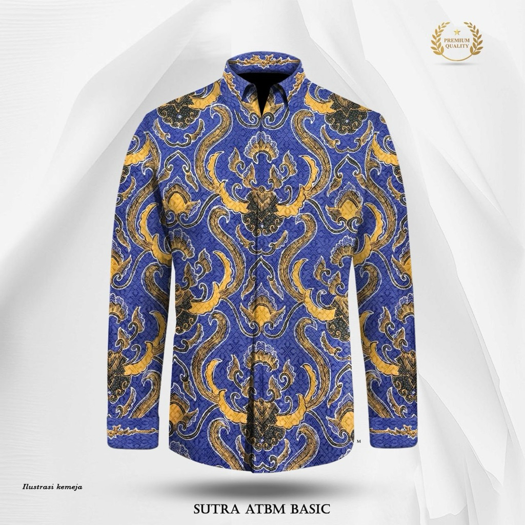 KAIN BATIK TULIS SUTRA ATBM POLA KEMEJA PREMIUM-LTD784