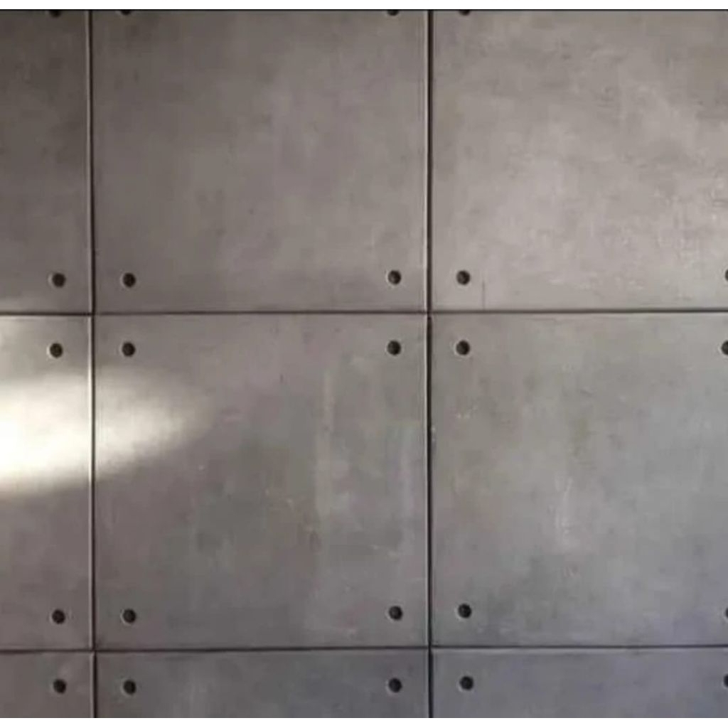 Wallpanel beton 3D dinding expose tipe polos bintik
