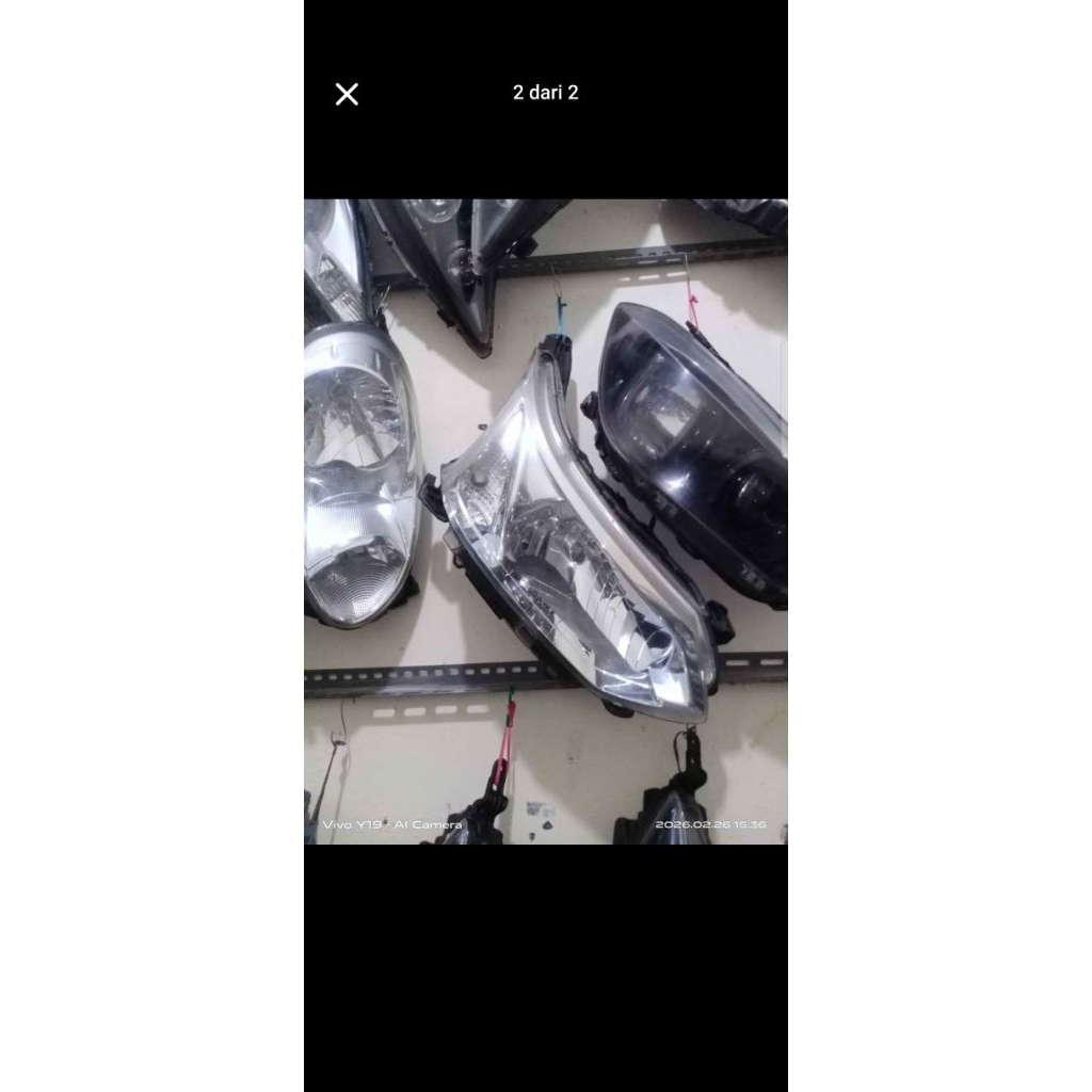 headlamp avanza 2016 sepasang