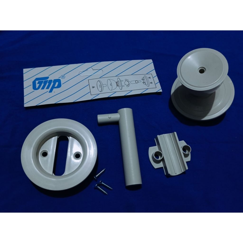 Kunci pintu bulat kamar mandi PVC