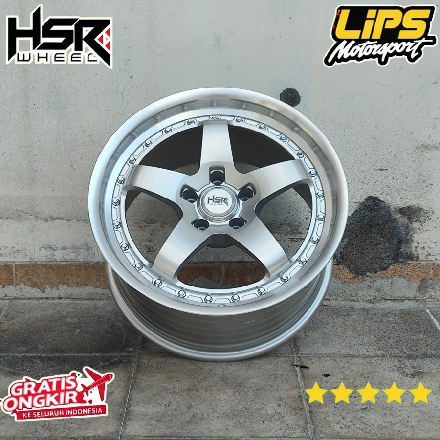 Velg Mobil Ring 17 Hsr Bob Untuk Xtrail Innova Crv Ertiga Xl7 Terios Pelek R17 Work Meister Silver