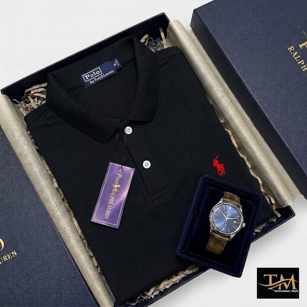 Koas Polos Pria / Baju Kaos Kerah Pria Branded /Koas Krah Polo Shirt Pria Premium HQ