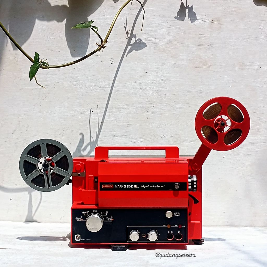 Proyektor Film Jadul Dekorasi Retro Vintage Eumig Mark S 810 D Austria