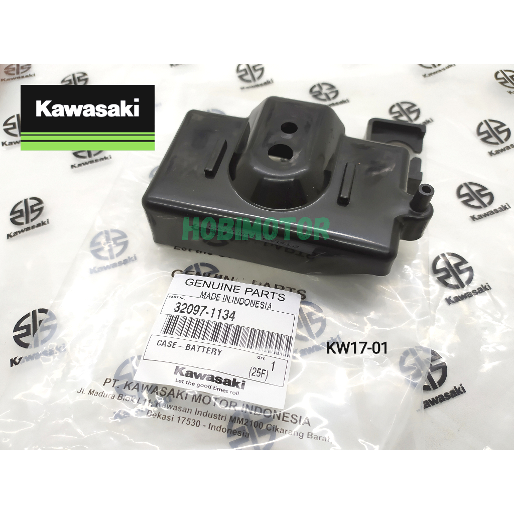 COVER DUDUKAN TATAKAN BAWAH TEMPAT AKI NINJA 150 R SS ASLI BARU ORIGINAL 32097-1134