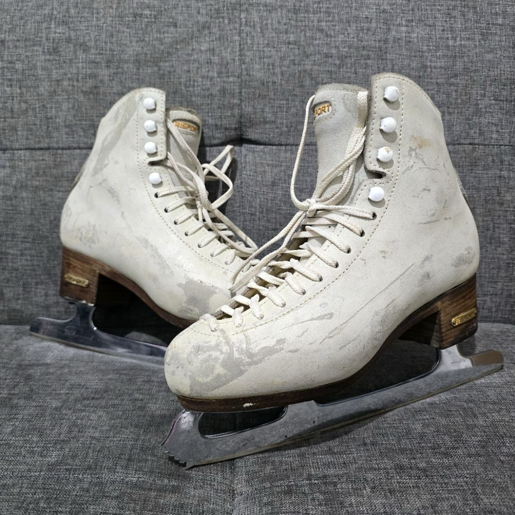sepatu ice skating risport made in italy size 255 or 38 insole 25cm
