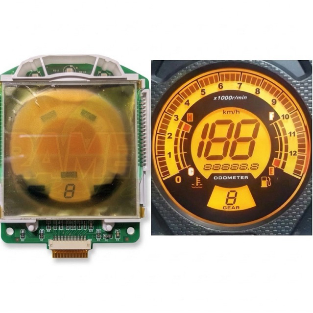 Paket Polarizer LCD Speedometer  CS1 [ Solusi Sunburn ]