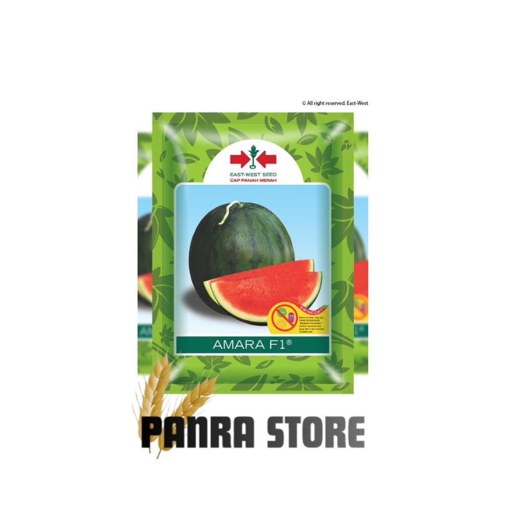 BENIH SEMANGKA MERAH NON BIJI AMARA F1 KEMASAN 20GR