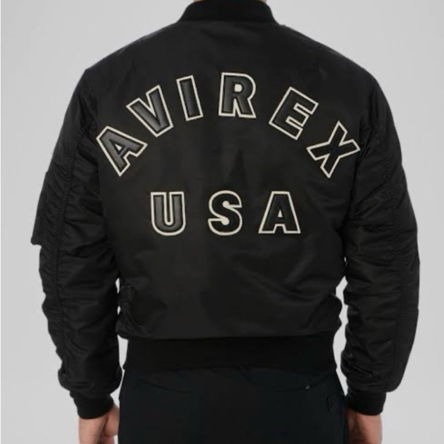 AVIREX MA1 BOMBER JACKET BLACK