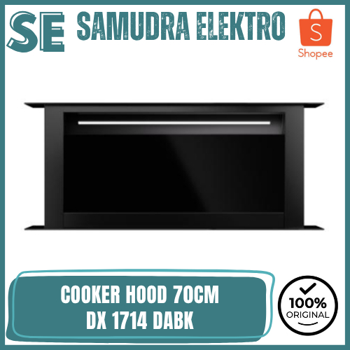MODENA DX 1714 DABK DOWNDRAFT COOKER HOOD 70CM HIGH AIRFLOW DX1714DABK