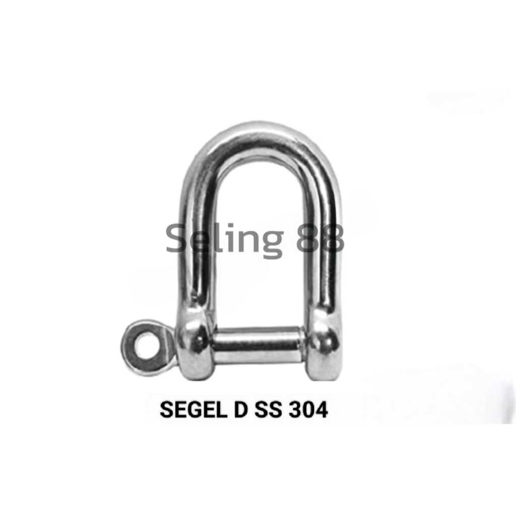 Segel D 4mm SS 304/ D Shackle Clamp/ Shackle D Stainless Steel 304