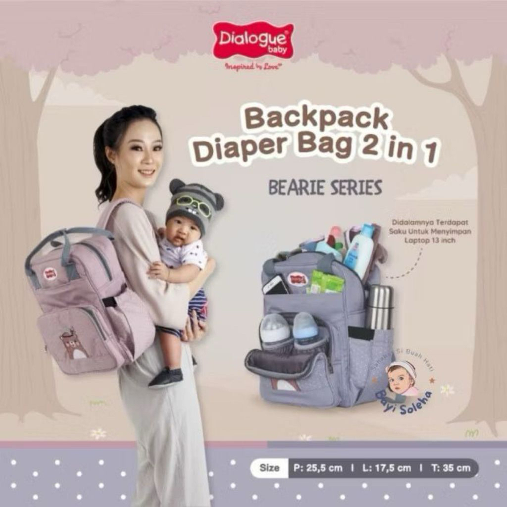 Tas Ransel Bearie Series - DGT7316 Dialogue Baby